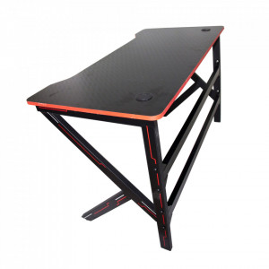 TEBIN102 - Birou, masa de scris, 120x 60 x 75 cm, Negru, PAL - Img 3