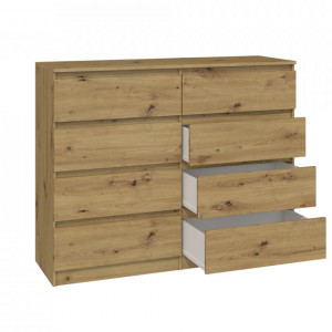 TECOAR110 - Comoda 120 x 40 x 97 cm, Stejar Artisan - Img 8