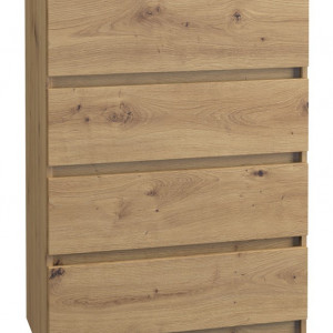 TECOAR112 - Comoda 70 x 40 x 97 cm, Stejar Artisan - Img 2
