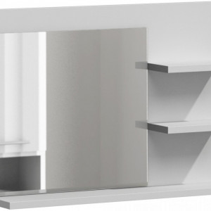 TEOGA104 - Oglinda baie 60 x 50 x 13.6 cm, Alb-Mat