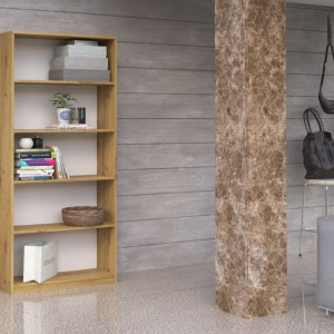 TERAAR109 - Raft, rafturi, biblioteca, 80 x 30 x 182 cm, Stejar Artisan, PAL - Img 3