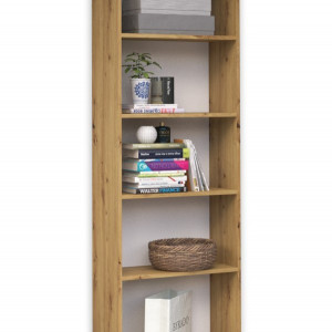 TERAAR110 - Raft, rafturi, biblioteca, 40 x 30 x 182 cm, Stejar Artisan, PAL - Img 2