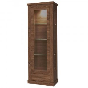 Vitrină, culoarea stejar stirling, 68x39x198 cm - TP264719 - Img 5