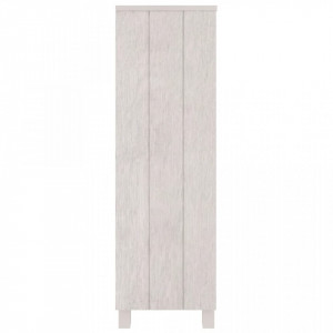 Bibliotecă, alb, 85x35x112 cm, lemn masiv de pin - V340485V - Img 4
