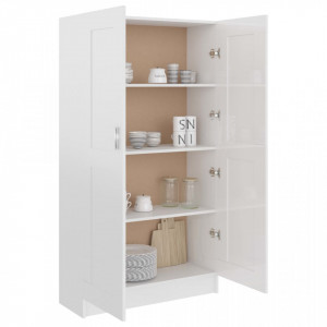 Biblioteca, alb extralucios, 82,5 x 30,5 x 150 cm, PAL - V802729V - Img 4