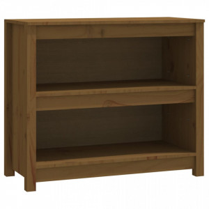 Bibliotecă, maro miere, 80x35x68 cm, lemn masiv de pin - V821677V