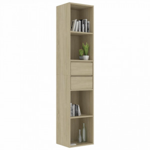 Biblioteca, stejar Sonoma, 36 x 30 x 171 cm, PAL - V802870V - Img 3