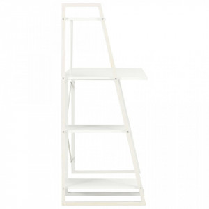 Birou cu rafturi, alb, 102 x 50 x 117 cm - V20282V - Img 3