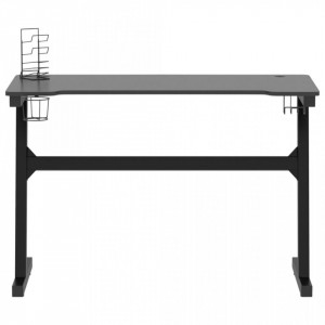 Birou de gaming cu picioare formă Z, negru, 110x60x75 cm, LED - V325420V - Img 4