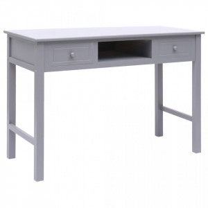 Birou de scris, gri, 110 x 45 x 76 cm, lemn - V284156V