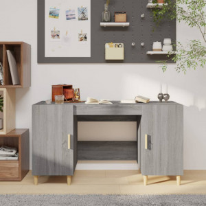 Birou, gri sonoma, 140x50x75 cm, lemn compozit - V817550V - Img 2