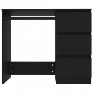 Birou, negru, 90 x 45 x 76 cm, PAL - V801374V - Img 4