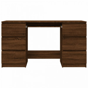 Birou, stejar maro, 140x50x77 cm, lemn prelucrat - V815440V - Img 3