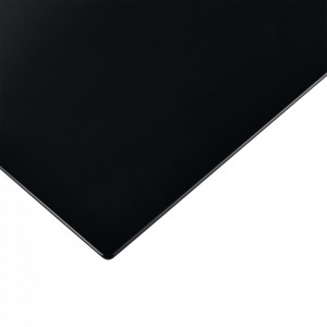 Blat sticla masa/protectie semineu, 80 x 80 cm, ESG sticla securizata, negru - P61988444 - Img 2