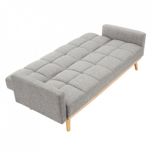 Canapea extensibilă, gri, 214x84x84 cm - TP264305 - Img 5