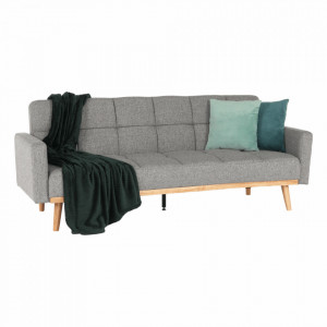 Canapea extensibilă, gri, 214x84x84 cm - TP264305 - Img 16