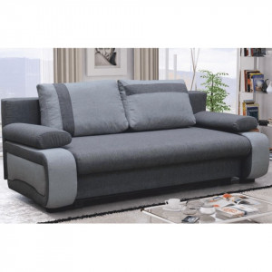 Canapea extensibilă, gri închis/gri deschis, 200x105x88 cm - TP71747 - Img 4