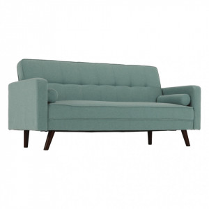 Canapea extensibilă, material verde-mentol, 189x76x89 cm - TP234739 - Img 8