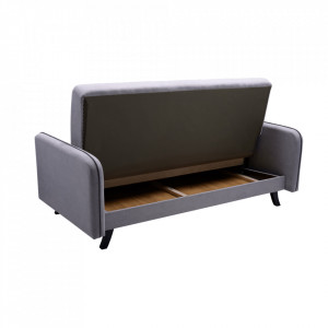 Canapea, gri, 206x107x100 cm - TP264068 - Img 2