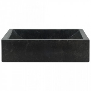 Chiuvetă, negru, 45 x 30 x 12 cm, marmură - V142772V - Img 3