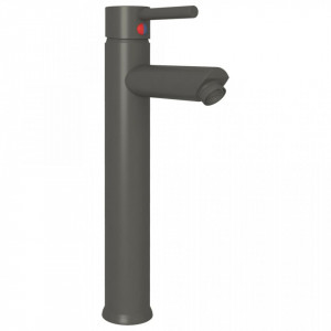 Chiuvetă rotunda cu robinet si scurgere tip push, sticlă mătuită - V3098447V - Img 3
