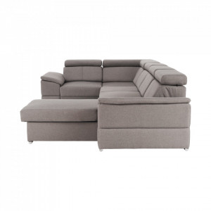 Colţar, gri maroniu Taupe, model dreapta, 330x79/97x183/196 cm - TP263487 - Img 17