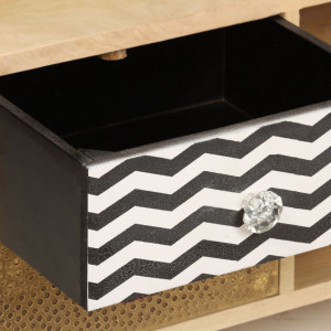 Comoda TV, 120 x 30 x 40 cm, lemn masiv de mango - V247340V - Img 4