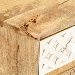 Comoda TV, 120 x 30 x 40 cm, lemn masiv de mango - V247744V - Img 2