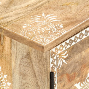 Comoda TV, 120 x 30 x 40 cm, lemn masiv de mango - V286408V - Img 2