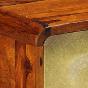 Comodă TV, 120 x 30 x 45 cm, lemn masiv de palisandru - V246345V - Img 4
