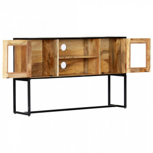 Comoda TV, 120 x 30 x 75 cm, lemn masiv reciclat - V248105V - Img 3