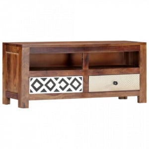 Comoda TV, 90 x 30 x 40 cm, lemn masiv de sheesham - V247734V