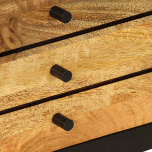 Comoda TV din lemn masiv de mango, 120 x 30 x 50 cm - V246326V - Img 2