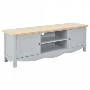 Comoda TV, gri, 120 x 30 x 40 cm, lemn - V249890V