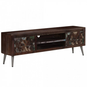 Comoda TV, Lemn masiv reciclat, 140 x 30 x 45 cm - V245914V