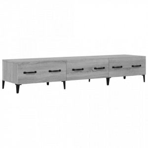 Comodă TV, sonoma gri, 150x34,5x30 cm, lemn prelucrat - V817511V