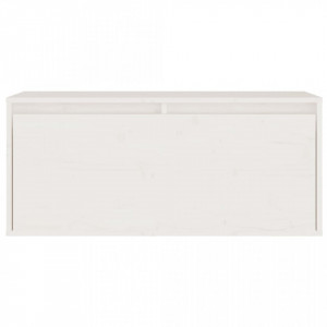 Comode TV, alb, 4 buc., lemn masiv de pin - V3100145V - Img 4