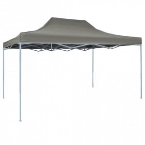 Cort de petrecere pliabil profesional, antracit, 3 x 4 m, oțel - V48895V - Img 2