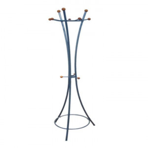 Cuier de podea, tip pom, argintiu, 45x45x174 cm - TP10017054 - Img 1