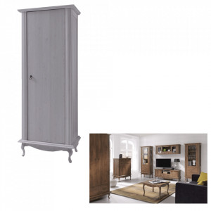 Dulap cu spaţiu pt. umeraşe, culoarea stejar - TP264759 - Img 1
