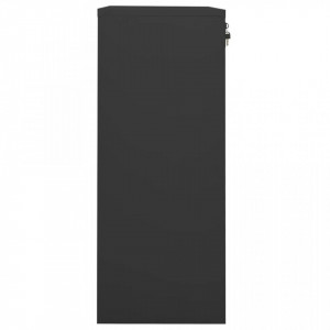 Dulap de birou, antracit, 90x40x102 cm, oțel - V336412V - Img 3