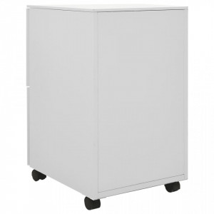 Dulap dosare mobil, gri deschis, 39x45x67 cm, oțel - V335975V - Img 4