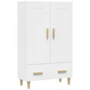 Dulap înalt, alb, 70x31x115 cm, lemn compozit - V812564V