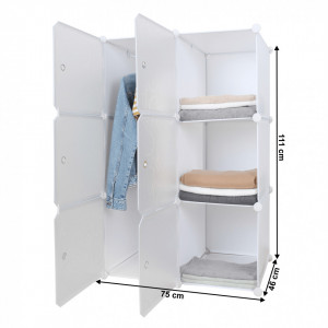 Dulap modular practic, alb - TP288646 - Img 10