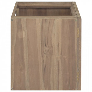 Dulap pentru baie de perete, 90x39x40 cm, lemn masiv de tec - V338254V - Img 3