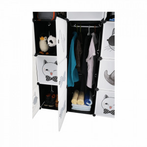 Dulap pentru copii, gri - TP273704 - Img 13