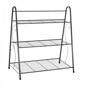 Etajeră, pantofar cu 3 rafturi, gri închis, 63x72x31 cm - TP275002 - Img 15
