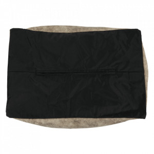 Fotoliu tip sac cu taburet, gri-maro - TP258168 - Img 11