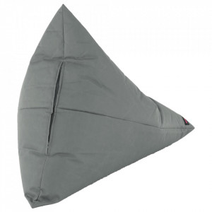 Fotoliu tip sac, material textil gri deschis, 90x110x90 cm - TP244337 - Img 13