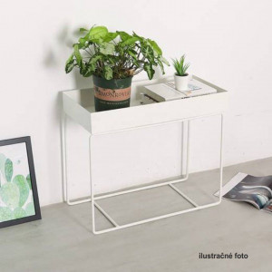 Ghiveci de flori din metal multifuncţional, gri închis - TP237380 - Img 3